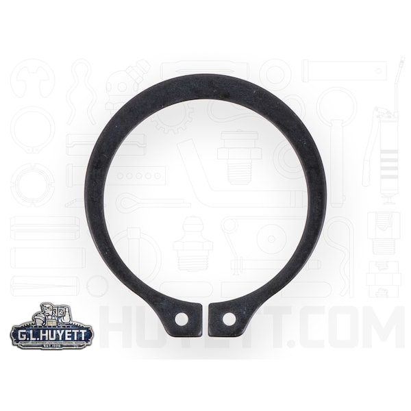 Rotor Clip External Retaining Ring, Steel Black Phosphate Finish, 1.125 in Shaft Dia BSH-112 - main